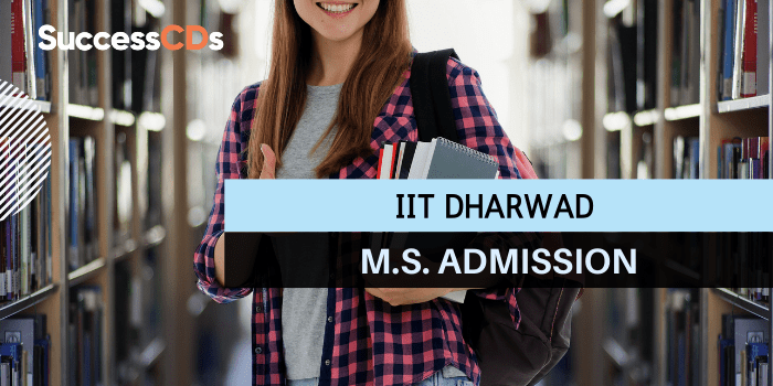 iit dharwad ms admission