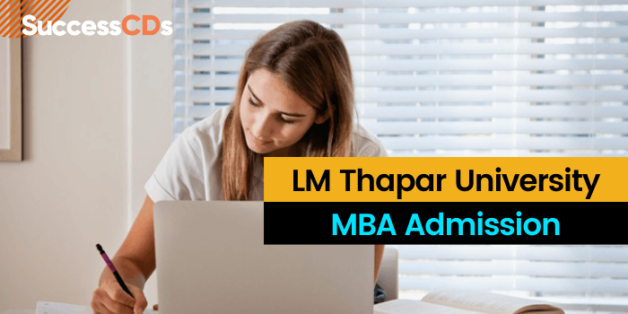 LM Thapar University MBA Admission 2022