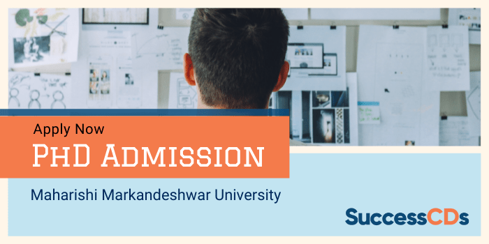 Maharishi Markandeshwar University PhD Admission 2021