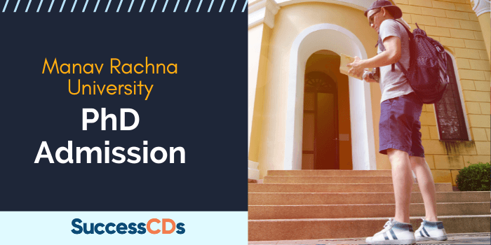 Manav Rachna University PhD Admission 2023