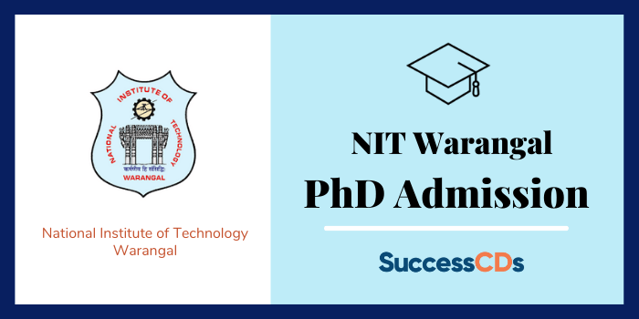 NIT Warangal PhD Admission 2021 December