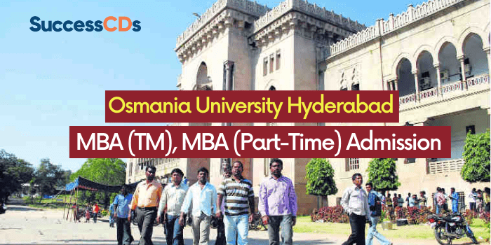Osmania University Hyderabad MBA (Evening) Admission 2021