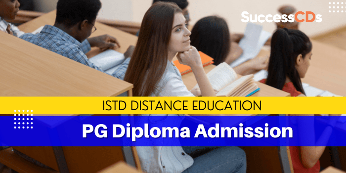Indian Society for Training and Development announces Admission to Distance Learning PG Diploma in Training and Development Program 2022 (86th Batch), Apply now ISTD Distance Education PG Diploma Admission – The Indian Society for Training and Development (ISTD), New Delhi announces admission to Distance Learning PG Diploma in Training and Development Program for 86th Batch commencing from 1st February, 2022 ISTD Distance Education PG Diploma Admission Dates 2022 Last Date for Receiving Completed Applications: 31st January 2022 Course – 86th Batch commencing from: 01st February 2022 ISTD Distance Education PG Diploma Admission Eligibility Criteria 2022 Graduate of a recognized University or its equivalent recognized. Post Graduate or equivalent PG Diploma in any discipline (Experience not essential) Professional Degree holder like BE/B.Tech, MBBS, CAIB, ACA, AICWA, MEd etc (Experience not essential) Students of final semester awaiting final results can also apply. They shall be given provisional admission. For Armed Forces Personnel & their Spouses, Ex-serviceman/ Central / State / Police / ParaMilitary Forces Personnel and Senior Citizen Candidates. ISTD Distance Education PG Diploma Admission Application Process Eligible candidates Admission form can be downloaded from the website www.istd.in And application processing fee & course fee as by DD drawn in favour of "ISTD Diploma Programme" payable at New Delhi (or) through Razorpay. The request should be addressed to Mr. R Raghu Raman, Manager, Indian Society for Training & Development, B-23, Qutab Institutional Area, New Delhi-110016 Application Fee Application Processing Fee: Rs. 500/- + 18% GST Mode of Payment: Through online or offline mode. For complete details and to apply, please visit at ISTD website