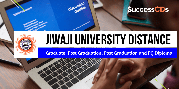 Jiwaji University Distance Education Admissions 2021
