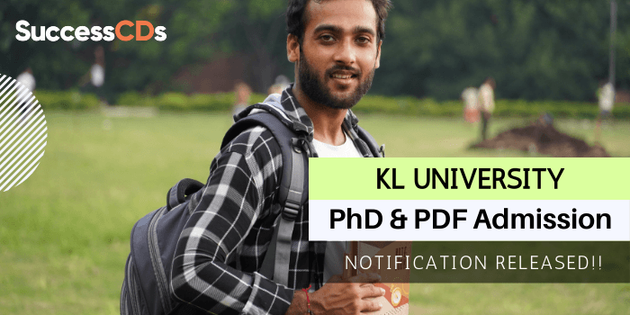 KL University PhD Admission