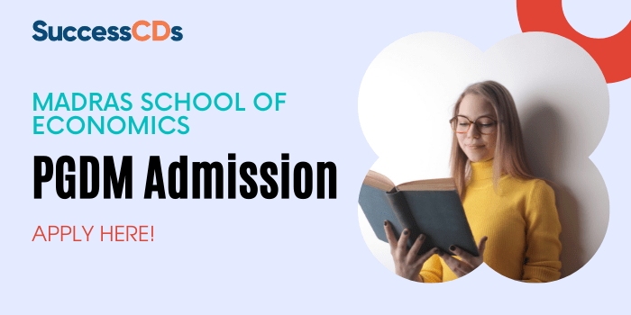 Madras School of Economics PGDM Admission 2022
