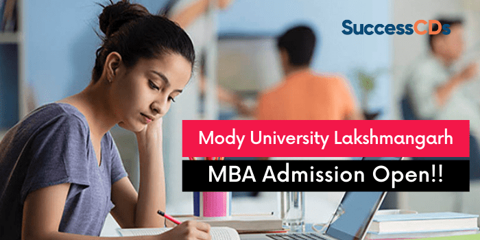 Mody University MBA Admission 2022
