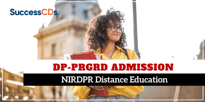 NIRDPR Distance Education DPPRGRD Admission 2022