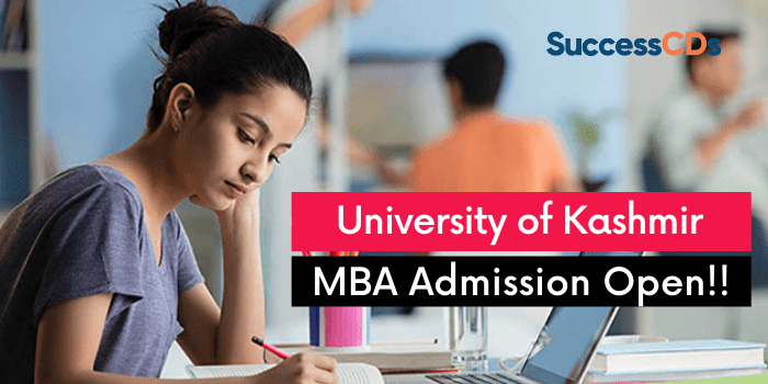 University of Kashmir MBA Admission 2022