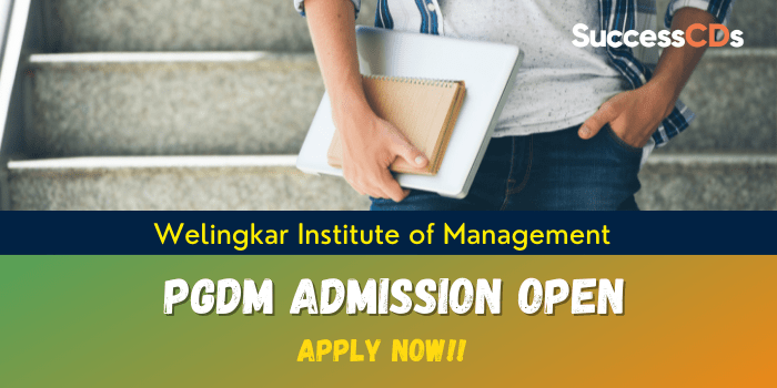 Welingkar Institute of Management PGDM Admission 2022