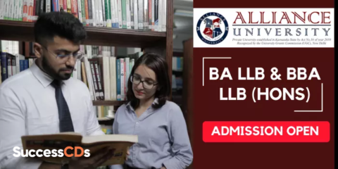 Alliance University BA LLB (Hons) and BBA LLB (Hons) Admission 2023