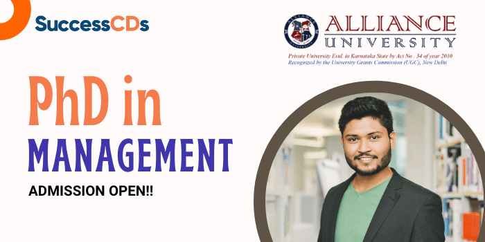 Alliance University PhD in Management Admission 2022