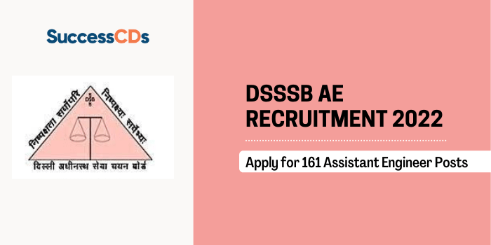 DSSSB AE Recruitment 2022