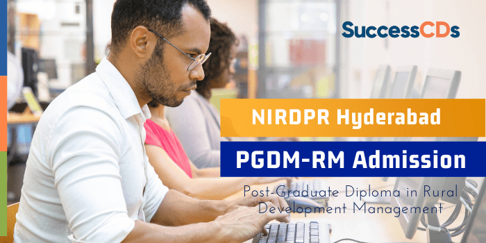 NIRDPR Hyderabad PGDM-RM Admission 2022