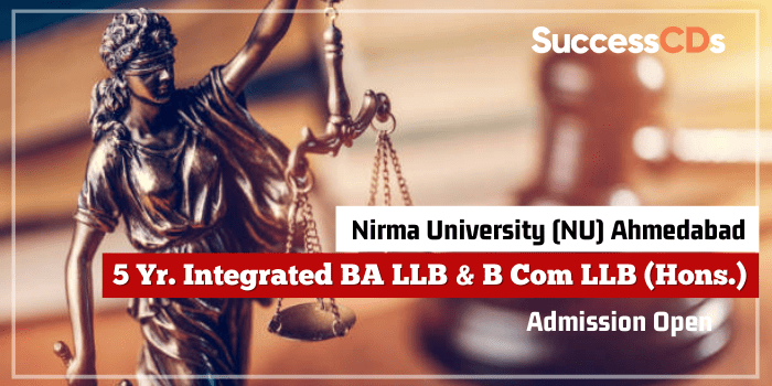 Nirma University Law Admission 2022
