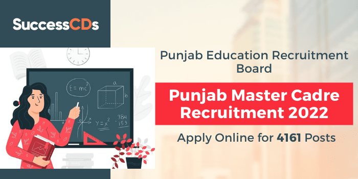 Punjab Master Cadre Recruitment 2022