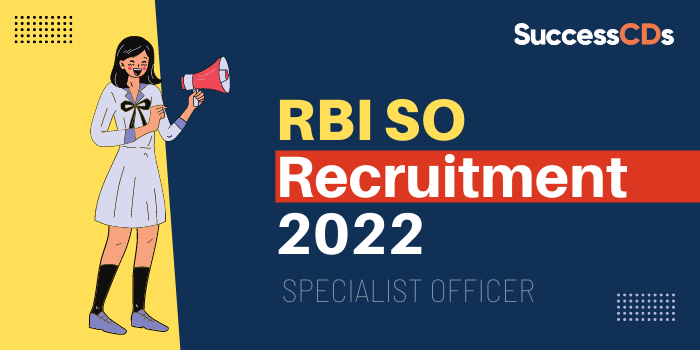 RBI SO Recruitment 2022
