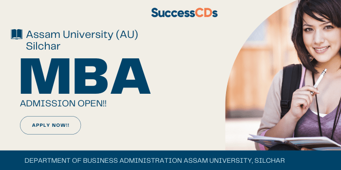 Assam University MBA Admission 2022