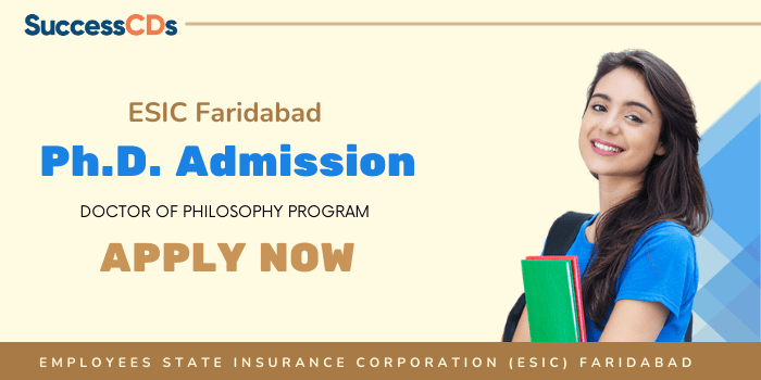 ESIC Faridabad PhD Admission