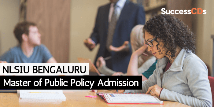 NLSIU Master of Public Policy Admission