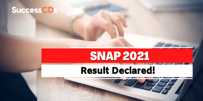 SNAP 2021 Result declared