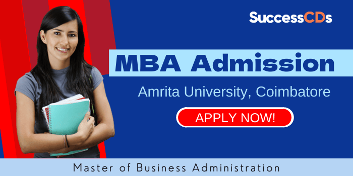 Amrita University, Coimbatore MBA Admission 2022