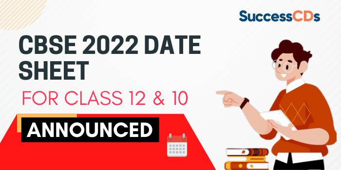 CBSE Class 10, 12 Date Sheet for Term 2 Board Exam 2022 released
