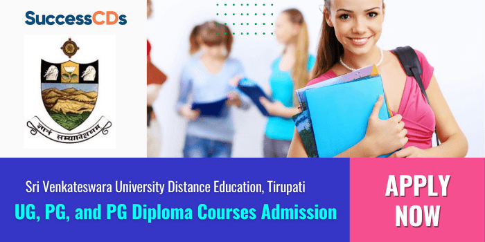 Sri Venkateswara University Distance Education Admission 2022 Dates, Eligibility, Courses, Application form