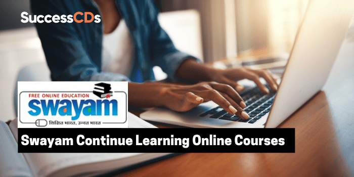 Swayam Continue Learning Online Courses