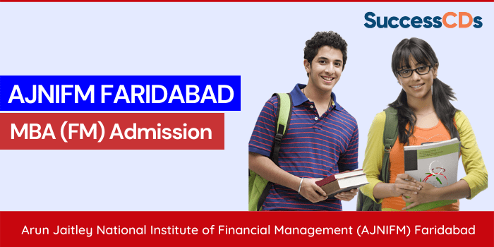 ajnifm faridabad mba financial management admission