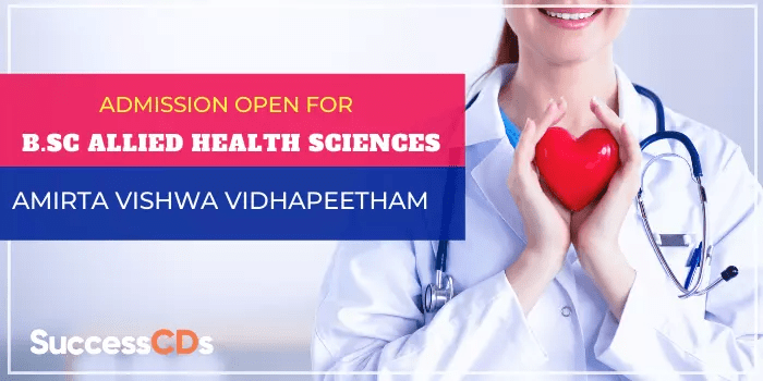 amrita vishwa vidyapeetham bsc allied health sciences admission
