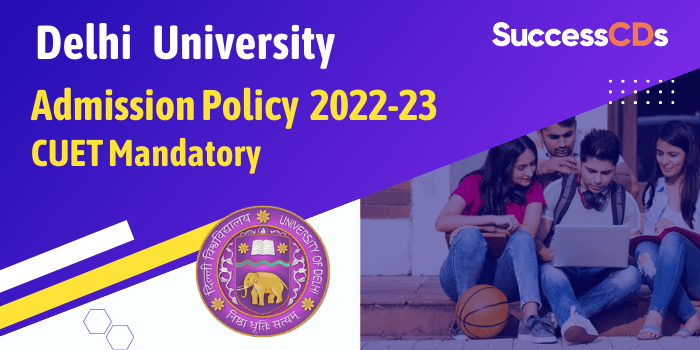 delhi university admission policy