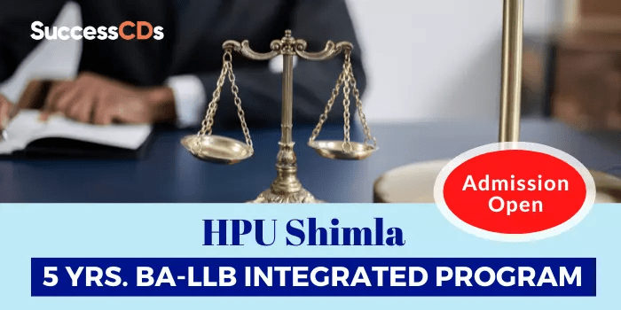 hpu shimla integrated ba llb admission