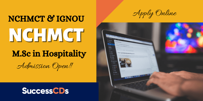 nchmct msc in hospitality admission
