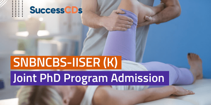 snbncbs iiser k joint phd admission