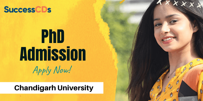 chandigarh university phd admission