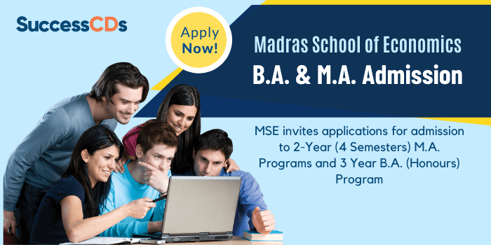 madras school of economics admission to ba ma programs