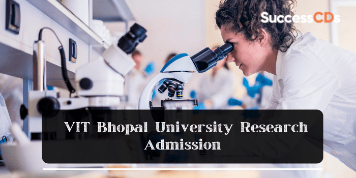 vit bhopal research admission