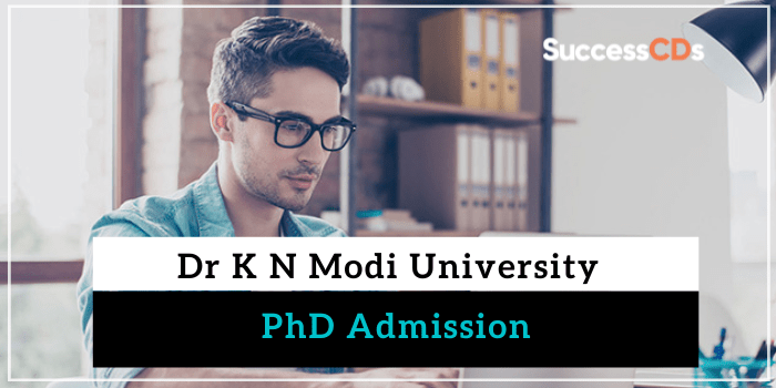Dr K N Modi University PhD Admission