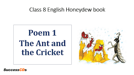 poem 1 the ant and the cricket