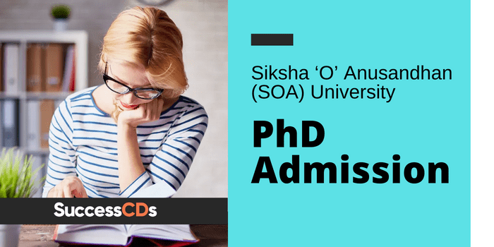 Siksha ‘O’ Anusandhan University PhD Admission