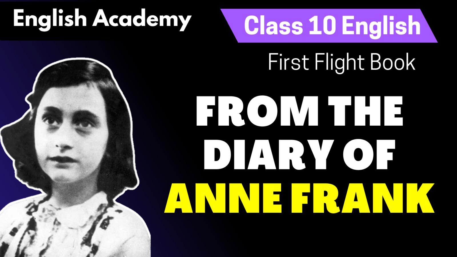 essay on the diary of anne frank