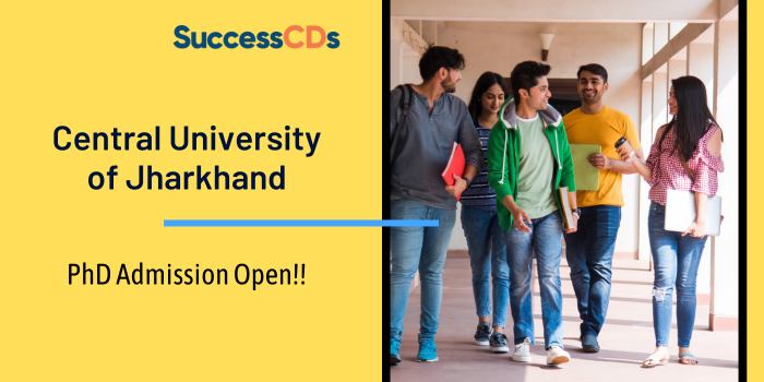 Central University of Jharkhand PhD Admission