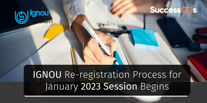 IGNOU Re-registration Process for January