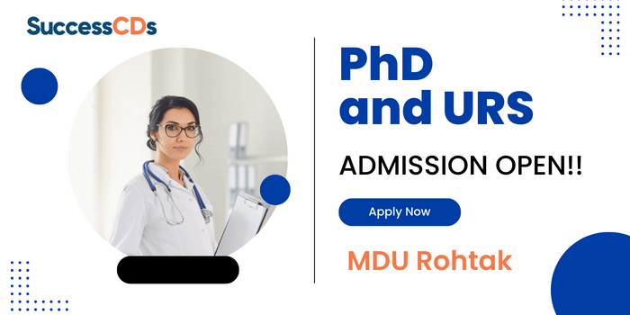 MDU Rohtak PhD and URS Admission