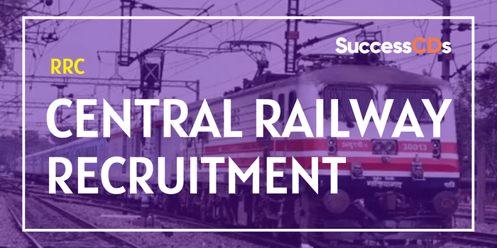 RRC Central Railway Recruitment