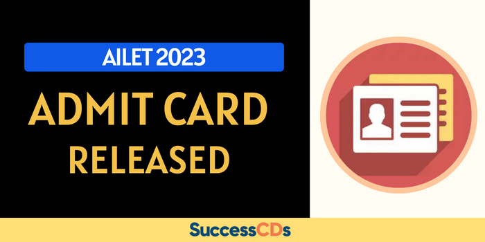 AILET 2023 Admit card