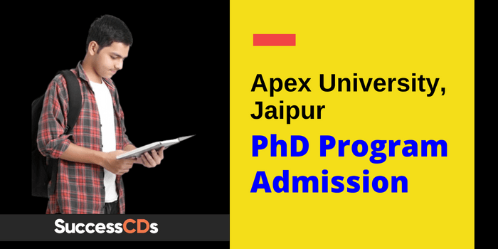Apex University, Jaipur PhD Admission