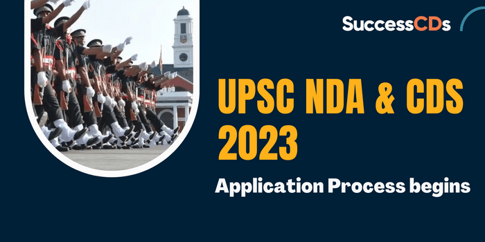 UPSC NDA & CDS 2023 Application