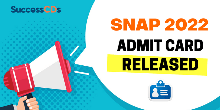 SNAP 2022 Admit Card released